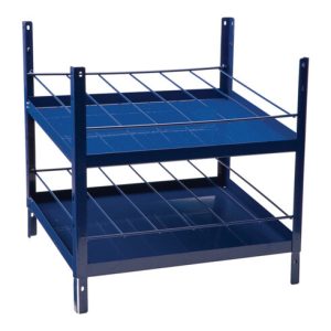 Regalelement LOGS 180 H520xB540xT390mm blau RAL 5022 2×6-reihig