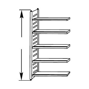 Regalfeld, 2200 x 750 x 400 mm
