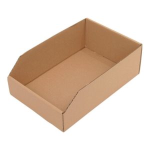 Regalkasten L300xB200xH100mm braun 1-wellige Pappe Regalkasten L300xB200xH100mm braun 1-wellige Pappe