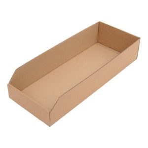Regalkasten L500xB200xH100mm braun 1-wellige Pappe Regalkasten L500xB200xH100mm braun 1-wellige Pappe