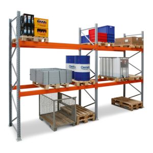 Regalwerk ARTUS-Palettenregal Grundfeld 2000-4 HxBxT 4500x2870x800 mm mit 4 x Ebenen