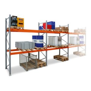 Regalwerk ARTUS-Palettenregal SET 4 3000-3 HxBxT 4500x14010x1100 mm 1 x GF + 4 x AF