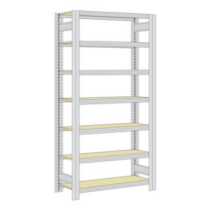 Regalwerk BERT Archivregal Grundfeld HxBxT 2500x875x600mm