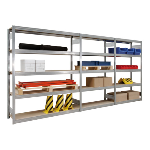 Regalwerk BERT Großfachregal Anbaufeld HxBxT 2000x1285x500mm