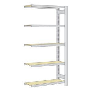 Regalwerk BERT Großfachregal Anbaufeld HxBxT 2000x875x400mm Regalwerk BERT Großfachregal Anbaufeld HxBxT 2000x875x400mm