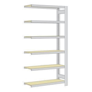 Regalwerk BERT Großfachregal Anbaufeld HxBxT 2500x1285x600mm Regalwerk BERT Großfachregal Anbaufeld HxBxT 2500x1285x600mm