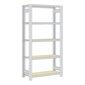 Regalwerk BERT Großfachregal Grundfeld HxBxT 2000x1285x400mm