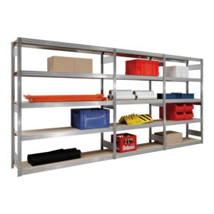 Regalwerk BERT Großfachregal Grundfeld HxBxT 2500x1285x500mm Regalwerk BERT Großfachregal Grundfeld HxBxT 2500x1285x500mm