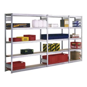Regalwerk BERT Großfachregal Grundfeld HxBxT 3000x1005x500mm Regalwerk BERT Großfachregal Grundfeld HxBxT 3000x1005x500mm