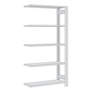 Regalwerk BERT Lagerregal Anbaufeld HxBxT 2000x875x800mm 5 Fachböden Fachlast 250kg Regalwerk BERT Lagerregal Anbaufeld HxBxT 2000x875x800mm 5 Fachböden Fachlast 250kg