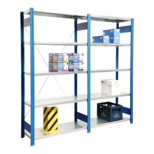 Regalwerk BERT-Lagerregal Plus Anbaufeld LR 5010 HxBxT 3000x1285x600 mm Stecksystem