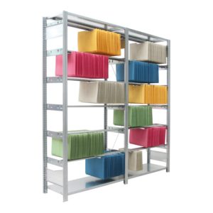 Regalwerk BERT-Pendelhefter-Regal Leitz/Elba Grundfeld HxBxT 2000x1005x350 mm 6 Ebenen Regalwerk BERT-Pendelhefter-Regal Leitz/Elba Grundfeld HxBxT 2000x1005x350 mm 6 Ebenen