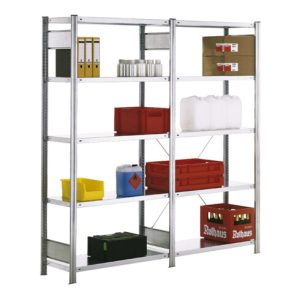 Regalwerk BERT Standardregal Grundfeld HxBxT 2000x1285x500mm Regalwerk BERT Standardregal Grundfeld HxBxT 2000x1285x500mm