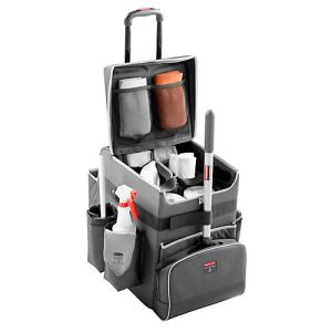 Reinigungswagen Rubbermaid® Quick Cart Medium, Außentaschen, Reißverschlusstasche & Innenfächer, Teleskopgriff, bis 18 kg, wasser-/ölresistent, Teflon® Reinigungswagen Rubbermaid® Quick Cart Medium, Außentaschen, Reißverschlusstasche & Innenfächer, Teleskopgriff, bis 18 kg, wasser-/ölresistent, Teflon®