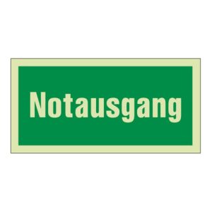 Rettungszeichen BGV A8 L297xB148mm Notausgang grün/weiß Ku. Rettungszeichen BGV A8 L297xB148mm Notausgang grün/weiß Ku.