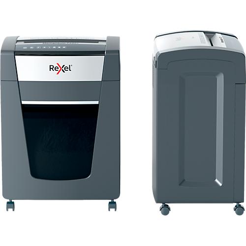 Rexel Momentum Extra P420+ Aktenvernichter, mobil, P4, Partikelschnitt 4 x 35 mm, 30 l, 20 Blatt Schnittleistung, schwarz