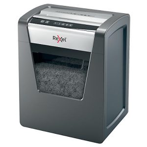 Rexel Momentum X415 Aktenvernichter P4, Partikelschnitt 4 x 40 mm, 23 l, 15 Blatt Schnittleistung, Anti-Papierstau-Technologie, schwarz