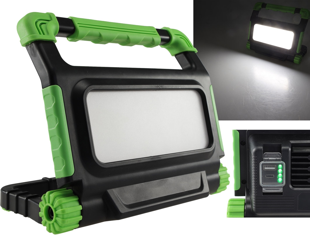 LED Baustrahler mit Akku. 30W / 2400 Lumen 4500K / neutralweiß