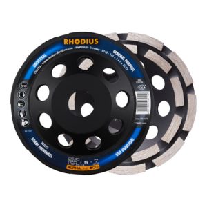 RHODIUS ALPHAline DS40 Diamantschleiftopf 125 x 5,0 x 7,0 x 22,23 mm
