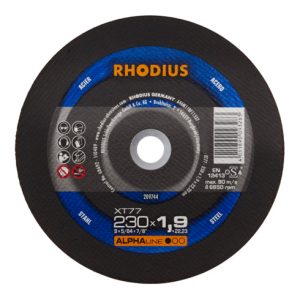 RHODIUS ALPHAline XT77 Extradünne Trennscheibe 230 x 1,9 x 22,23 mm