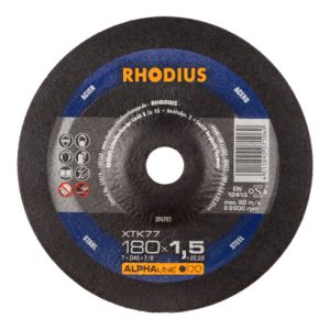 RHODIUS ALPHAline XTK77 Extradünne Trennscheibe 180 x 1,5 x 22,23 mm