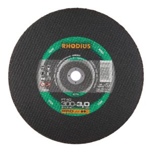 Rhodius leistungsstarke Trennscheibe FT40 für Einsatz auf Benzin- und elektrischen Trennmaschinen, 350 x 4,0 x 20,00 mm
