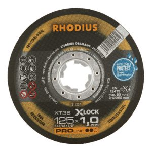 RHODIUS PROline XT38 X-LOCK Extradünne Trennscheibe 125 x 1,5 x 22,23 mm
