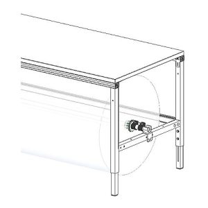 Rocholz Achssatz für Packtisch System Flex, für Tischbreite 1600 mm