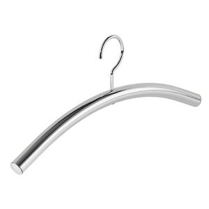 Rohr-Kleiderbügel Pador-Concept Dateless, ø 22 mm, drehbarer Haken, Stahlrohr verchromt, 4 Stück