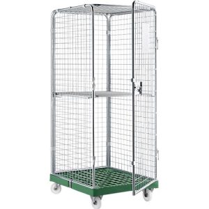 Rollbox Gr. 5 mit klappbarem Zwischenboden, grün Rollbox Gr. 5 mit klappbarem Zwischenboden, grün