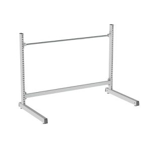 Rollenständer Serie TPB, niedrige Version, Breite 1380 mm, für 1 Rolle mit B 1200 mm