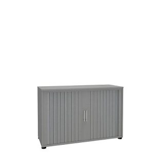 Rollladenschrank, 2 OH, 1teilig, ohne Mitteltrennwand, B 1200 mm, silber
