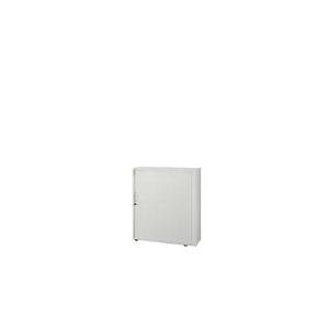 Rollladenschrank, 2 OH, 1teilig, ohne Mitteltrennwand, B 800 mm, silber