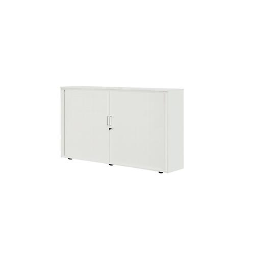 Rollladenschrank, 3 OH, 1teilig, mit Mitteltrennwand, B 1800 mm, lichtgrau