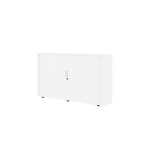 Rollladenschrank, 3 OH, 1teilig, mit Mitteltrennwand, B 1800 mm, weiß