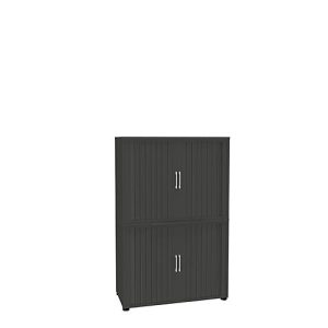 Rollladenschrank, 4 OH, 2teilig, ohne Mitteltrennwand, B 1000 mm, graphit Rollladenschrank, 4 OH, 2teilig, ohne Mitteltrennwand, B 1000 mm, graphit