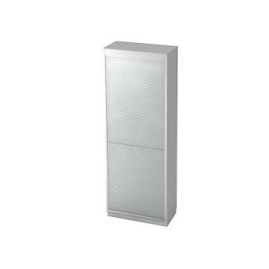 Rollladenschrank 5 OH, B 800 x T 420 mm, lichtgrau