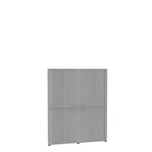 Rollladenschrank, 6 OH, 2teilig, mit Mitteltrennwand, B 1800 mm, lichtgrau