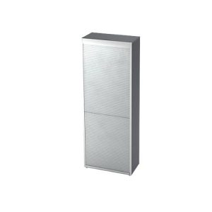 Rollladenschrank TOPAS LINE, vertikal, 6 Ordnerhöhen, graphit
