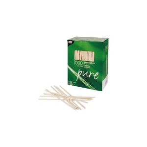 Rührstäbchen Papstar Pure, Einweg, L 178 x B 5 mm, splitterfrei, 100 % biologisch abbaubar, FSC®-zertifiziertes Birkenholz, hellbraun, 1000 Stück Rührstäbchen Papstar Pure, Einweg, L 178 x B 5 mm, splitterfrei, 100 % biologisch abbaubar, FSC®-zertifiziertes Birkenholz, hellbraun, 1000 Stück