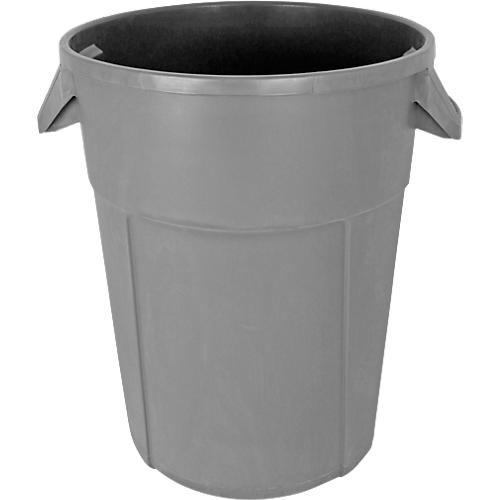 Rundbehälter, lebensmittelecht, 85 l, grau