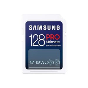 Samsung PRO Ultimate MB-SY128S – Flash-Speicherkarte – 128 GB – Video Class V30 / UHS-I U3 – SDXC UHS-I – weiß Samsung PRO Ultimate MB-SY128S – Flash-Speicherkarte – 128 GB – Video Class V30 / UHS-I U3 – SDXC UHS-I – weiß