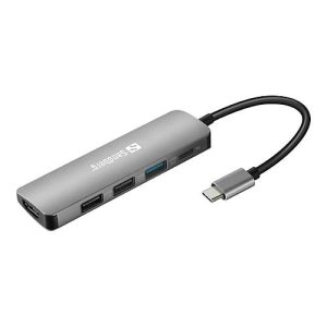 Sandberg USB-C Dock HDMI+3xUSB+PD 100W – Dockingstation – USB-C – HDMI