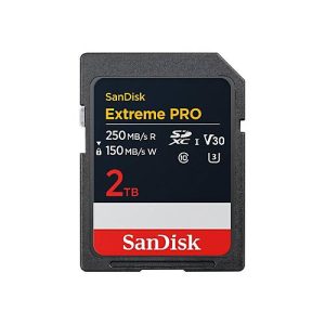 SanDisk Extreme Pro – Flash-Speicherkarte – 2 TB – Video Class V30 / UHS-I U3 / Class10 – SDXC UHS-I SanDisk Extreme Pro – Flash-Speicherkarte – 2 TB – Video Class V30 / UHS-I U3 / Class10 – SDXC UHS-I