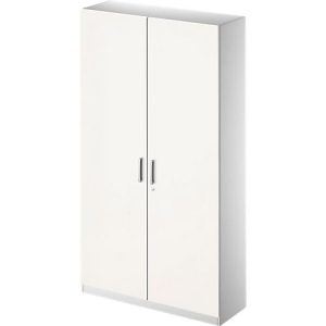 Schäfer Shop Genius Akten-/Garderobenschrank TETRIS SOLID, B 1200 mm, 5 OH, abschließbar, weiß/weißalu Schäfer Shop Genius Akten-/Garderobenschrank TETRIS SOLID, B 1200 mm, 5 OH, abschließbar, weiß/weißalu