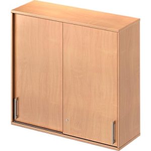 Schäfer Shop Genius Aufsatz-Schiebetürenschrank TETRIS WOOD, 3 OH, B 1200 mm, Buche-Dekor