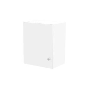 Schäfer Shop Genius Aufsatzschrank TETRIS WALL, 2 Ordnerhöhen, Türanschlag links, B 600 x T 440 x H 740 mm, weiß