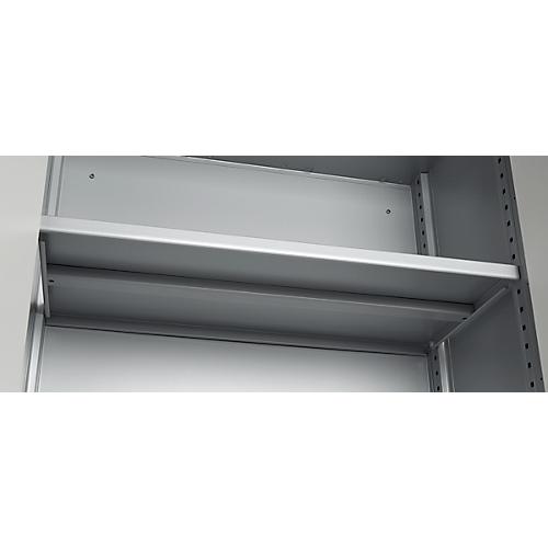 Schäfer Shop Genius Fachbodenunterzug TETRIS SOLID, für Schränke mit B 1000 mm & 25 mm starken Stahl-Fachböden, erhöht Tragkraft auf 75 kg, w.alu