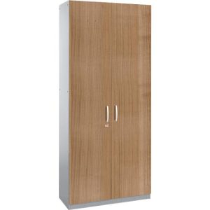 Schäfer Shop Genius Flügeltürenschrank TETRIS SOLID, Stahlkorpus, 6 OH, B 1000 mm, abschließbar, Kirsche Romana/weißalu Schäfer Shop Genius Flügeltürenschrank TETRIS SOLID, Stahlkorpus, 6 OH, B 1000 mm, abschließbar, Kirsche Romana/weißalu