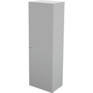Schäfer Shop Genius Flügeltürenschrank TETRIS WALL, 5 Ordnerhöhen, Türanschlag rechts, B 600 x T 440 x H 1880 mm, lichtgrau